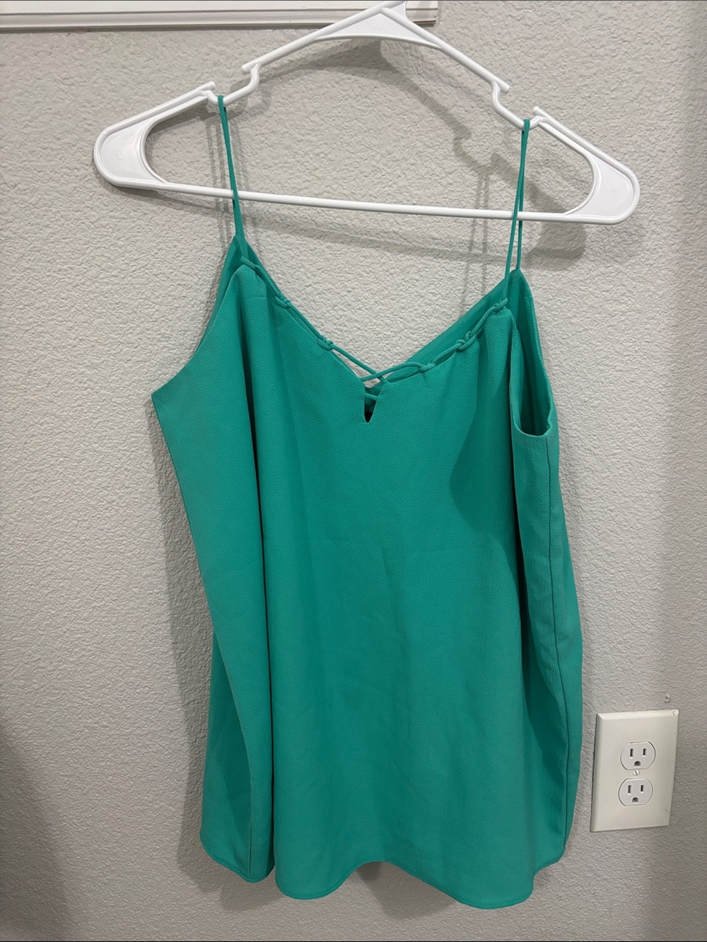 Banana Republic Teal Spaghetti-Strap Tank